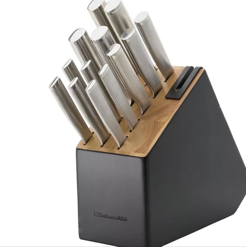KitchenAid Gourmet Knife Block 14-PC Set w/Built In Sharpener